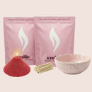 Unscented Coloured Duo 1kg + Emilie Bol Halo Gift Set