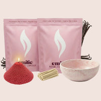 NEU! Emilie Perlenkerze – Beduftet // 750 g