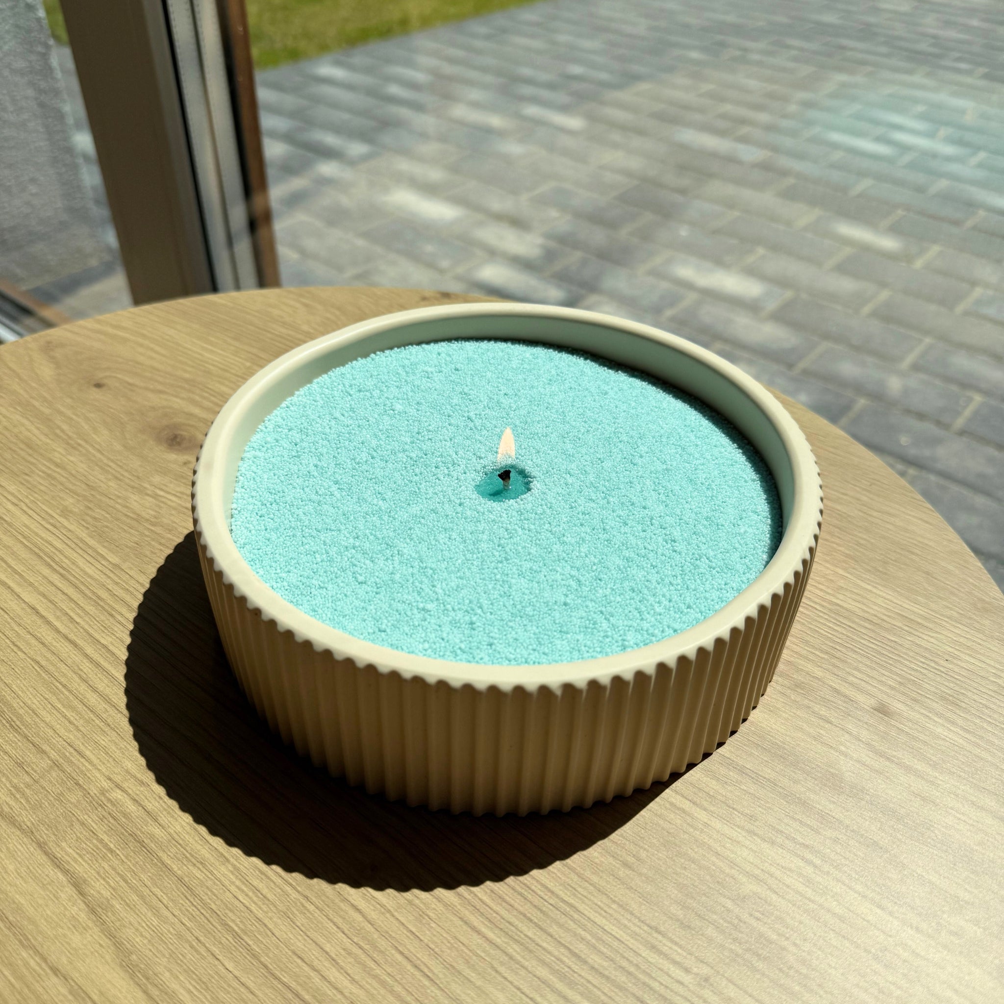 Emilie Pearled Candle – Unscented