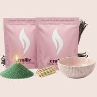 NEU! Emilie Perlenkerze – Beduftet // 750 g