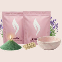 NEU! Emilie Perlenkerze – Beduftet // 750 g