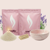 NEU! Emilie Perlenkerze – Beduftet // 750 g