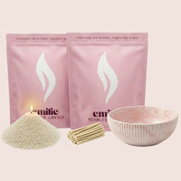 Unscented Coloured Duo 1kg + Emilie Bol Halo Gift Set