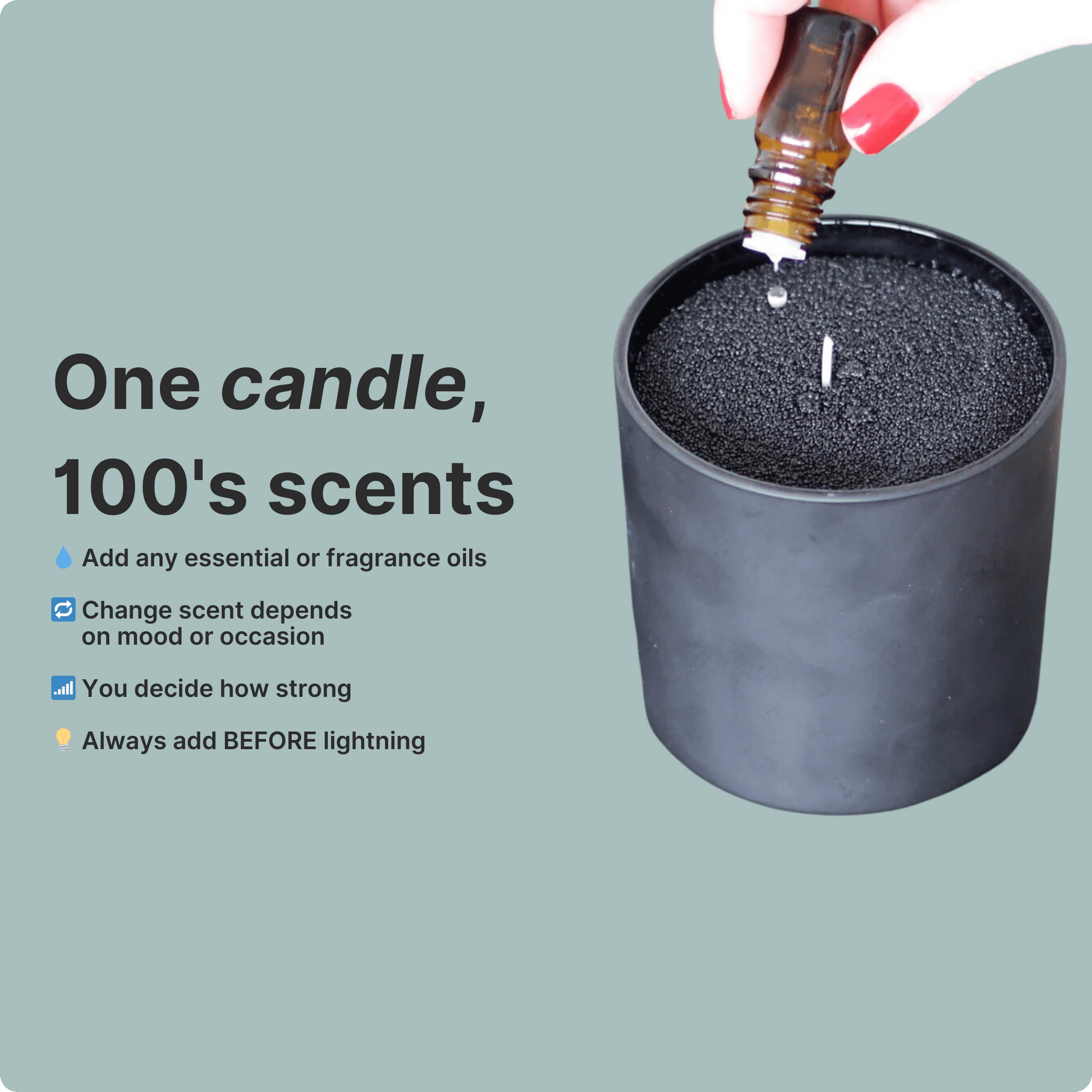 52.91 OZ Pearled Candle Unscented - Emilie Candle