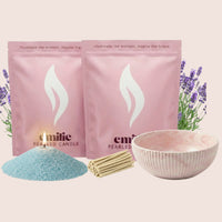 NEU! Emilie Perlenkerze – Beduftet // 750 g