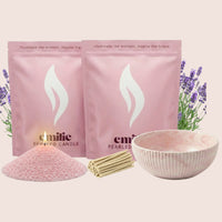 NEU! Emilie Perlenkerze – Beduftet // 750 g