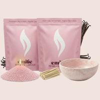 NEU! Emilie Perlenkerze – Beduftet // 750 g