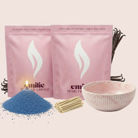 NEU! Emilie Perlenkerze – Beduftet // 750 g