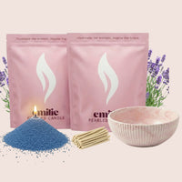 NEU! Emilie Perlenkerze – Beduftet // 750 g