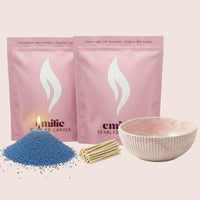 Unscented Coloured Duo 1kg + Emilie Bol Halo Gift Set