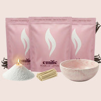 NEU! Emilie Perlenkerze – Beduftet // 750 g