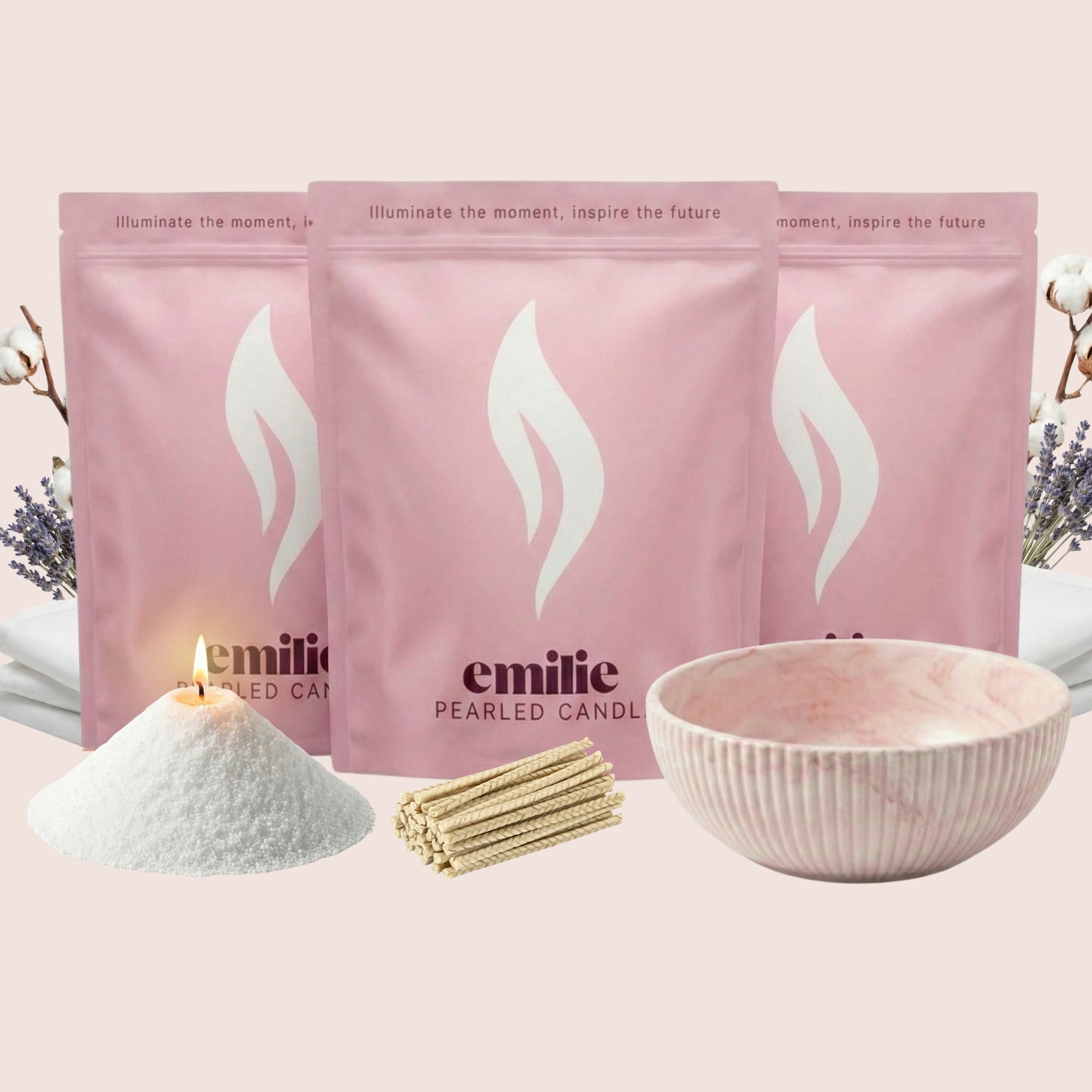 Scented Trio 1kg + Emilie Bol Halo Gift Set