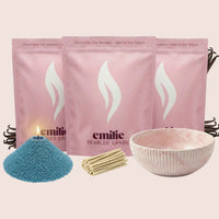 NEU! Emilie Perlenkerze – Beduftet // 750 g