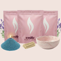 NEU! Emilie Perlenkerze – Beduftet // 750 g