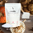 Pumpkin Spice Scented Pearled Candle