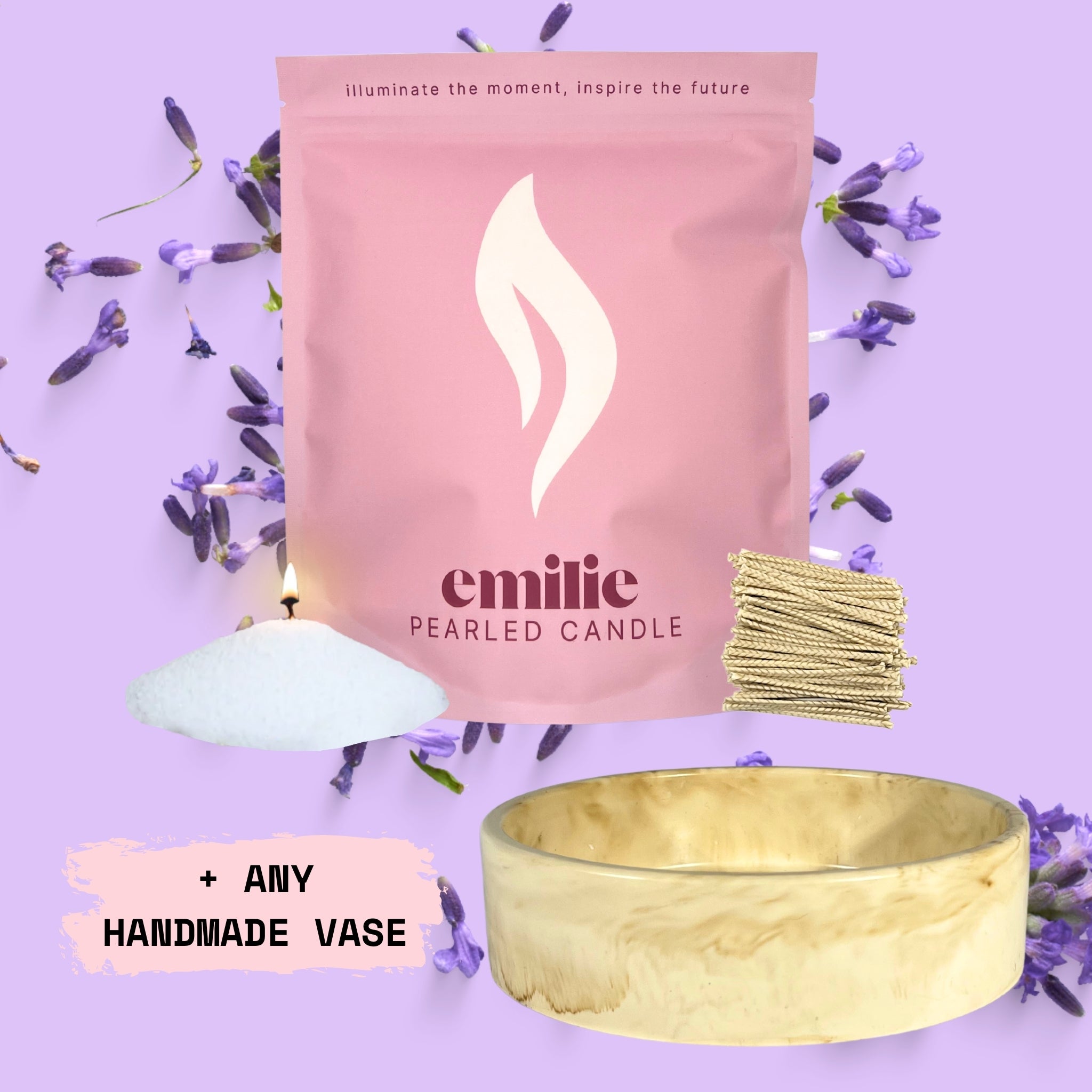 NOWOŚĆ! Emilie Pearled Candle - zapachowa // 750g