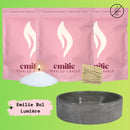 Unscented 1kg + 2x 1kg of Your Choice Pearled Candles + Emilie Bol Lumière