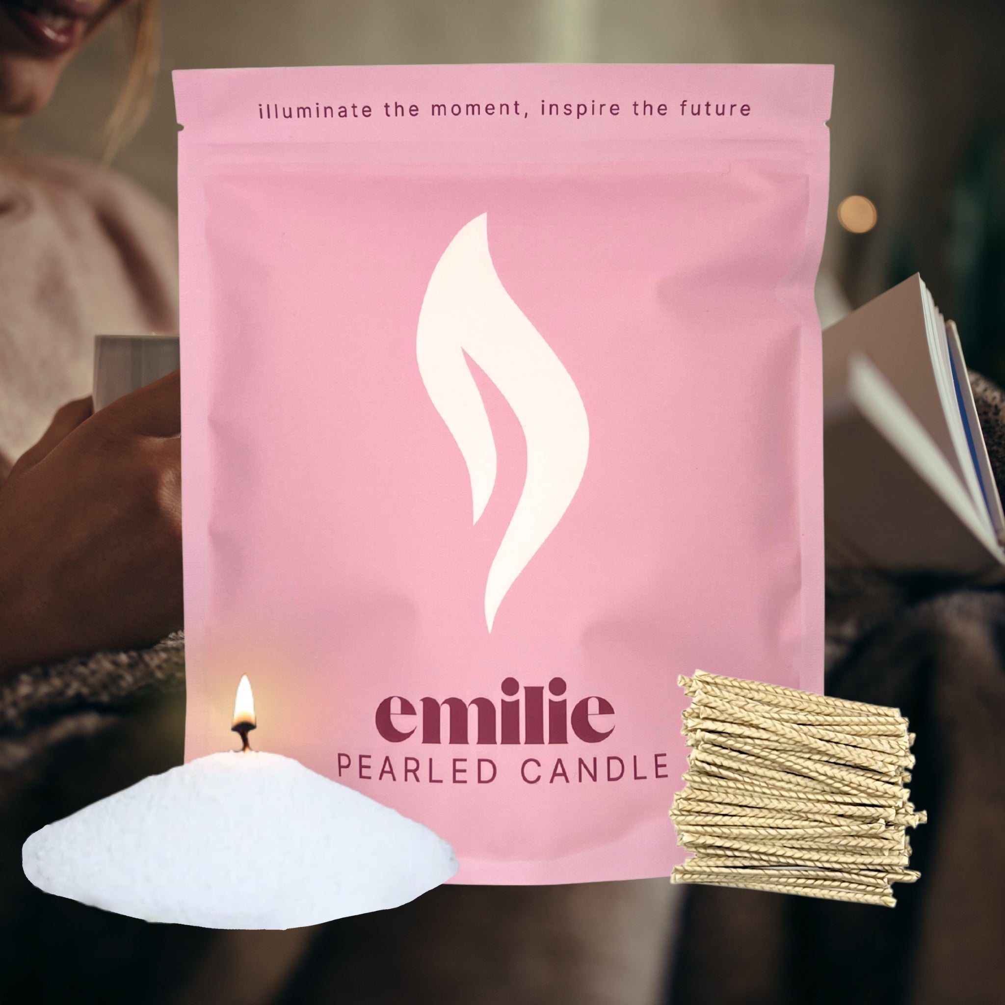 Cosy Night In Scented Pearled Candle