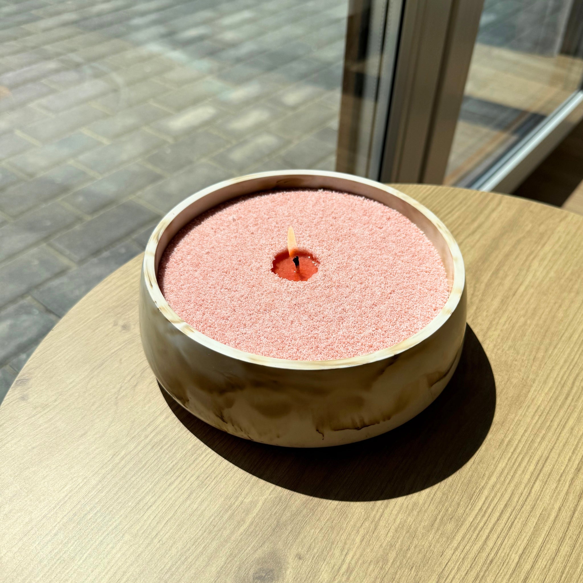 Emilie Pearled Candle – Unscented