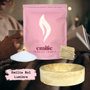 Cosy Night In – Set & Save Pearled Candle + Emilie Bol Lumière