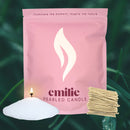 Refresh & Focus Scented Pearled Candle