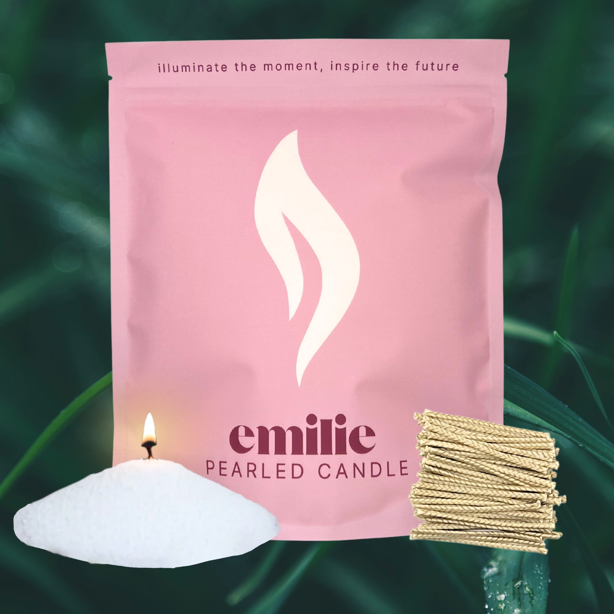 Refresh & Focus Scented Pearled Candle