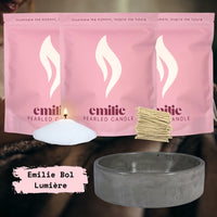 NEU! Emilie Perlenkerze – Beduftet // 750 g