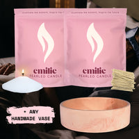 NOWOŚĆ! Emilie Pearled Candle - zapachowa // 750g