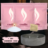 NOWOŚĆ! Emilie Pearled Candle - zapachowa // 750g