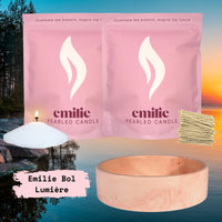 NUOVA! Emilie Pearled Candle - Profumata // 750g