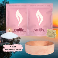 NOWOŚĆ! Emilie Pearled Candle - zapachowa // 750g