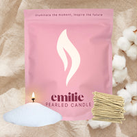 Fresh Linen Scented Pearled Candle