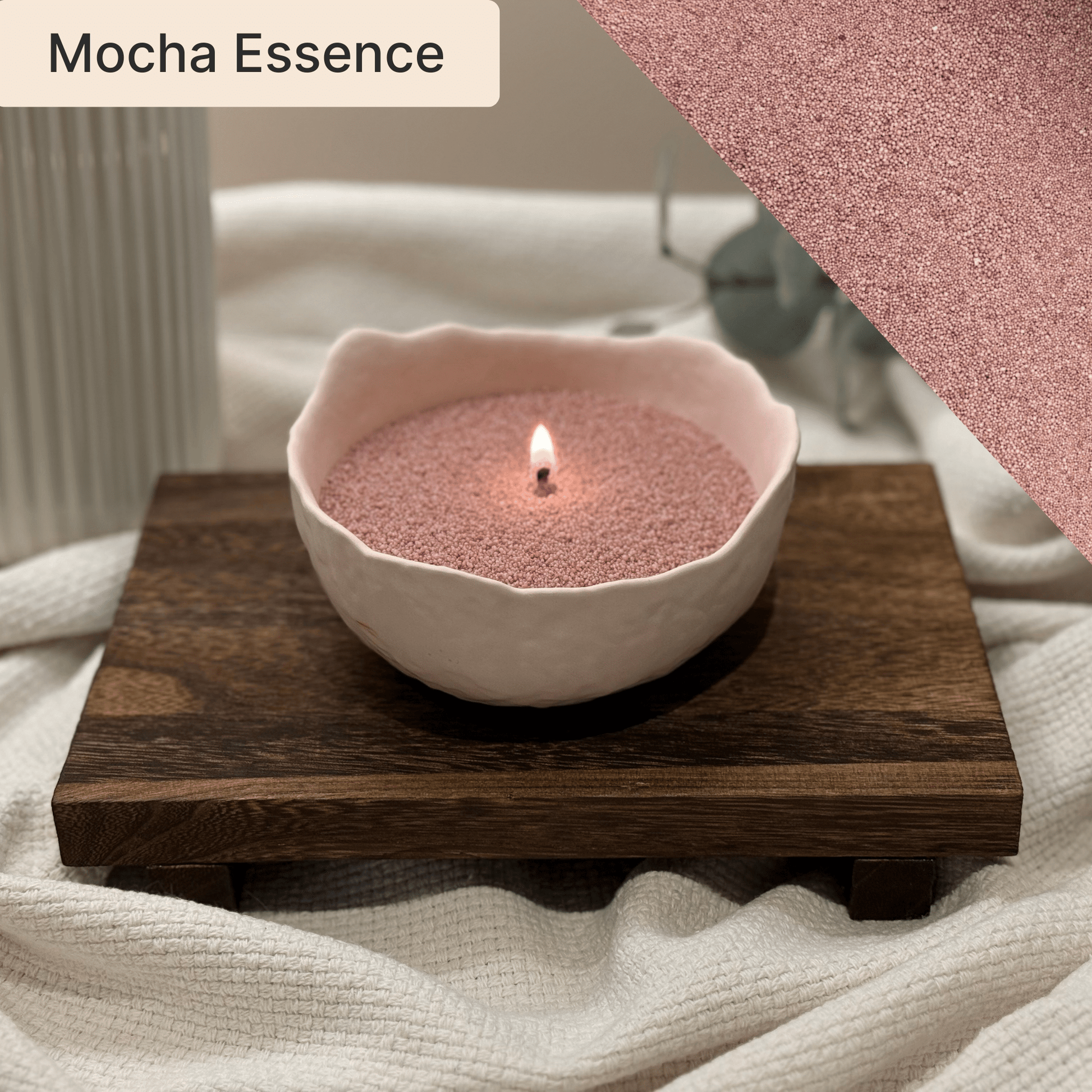 88.18 OZ Pearled Candle Unscented - Emilie Candle