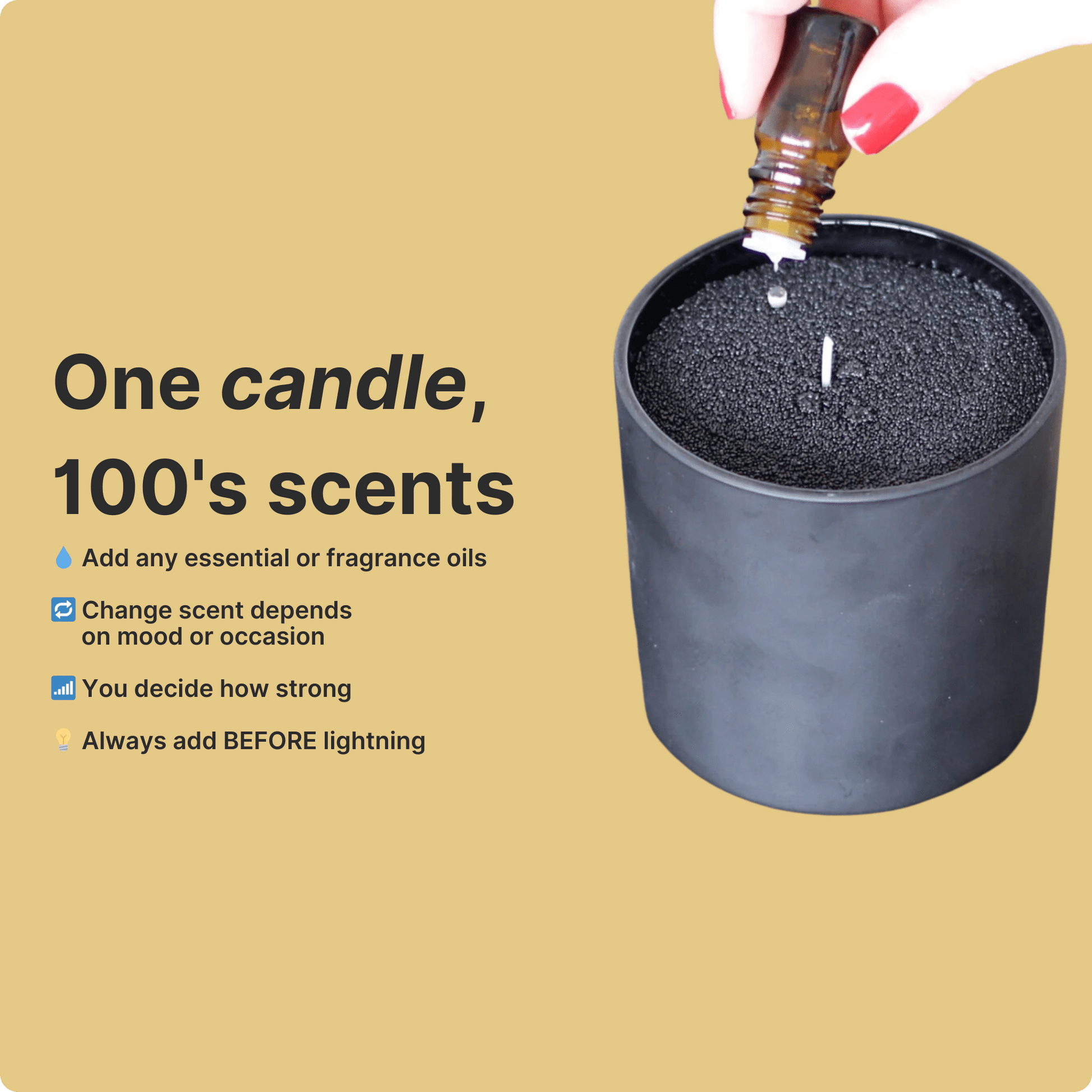 88.18 OZ Pearled Candle Unscented - Emilie Candle