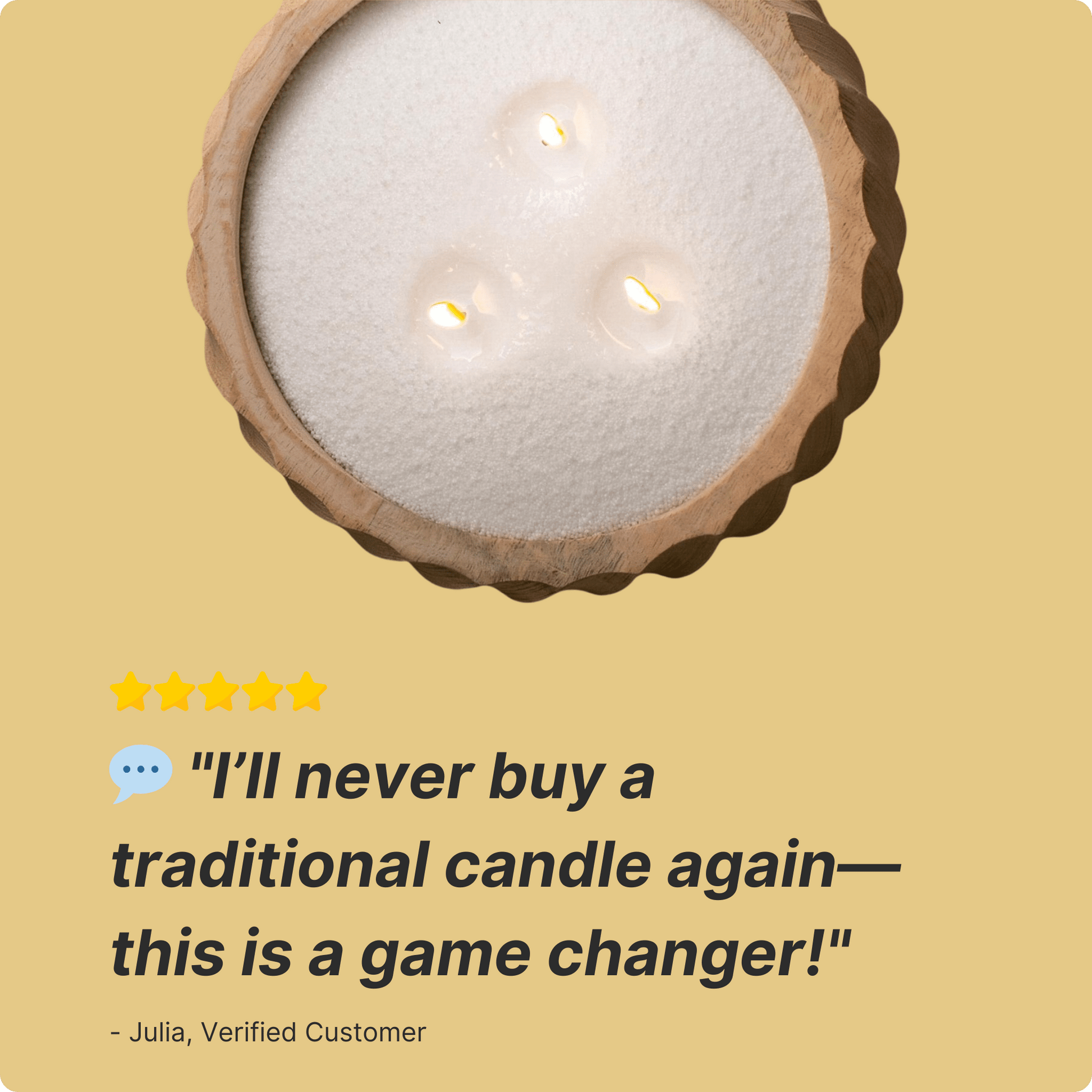 88.18 OZ Pearled Candle Unscented - Emilie Candle
