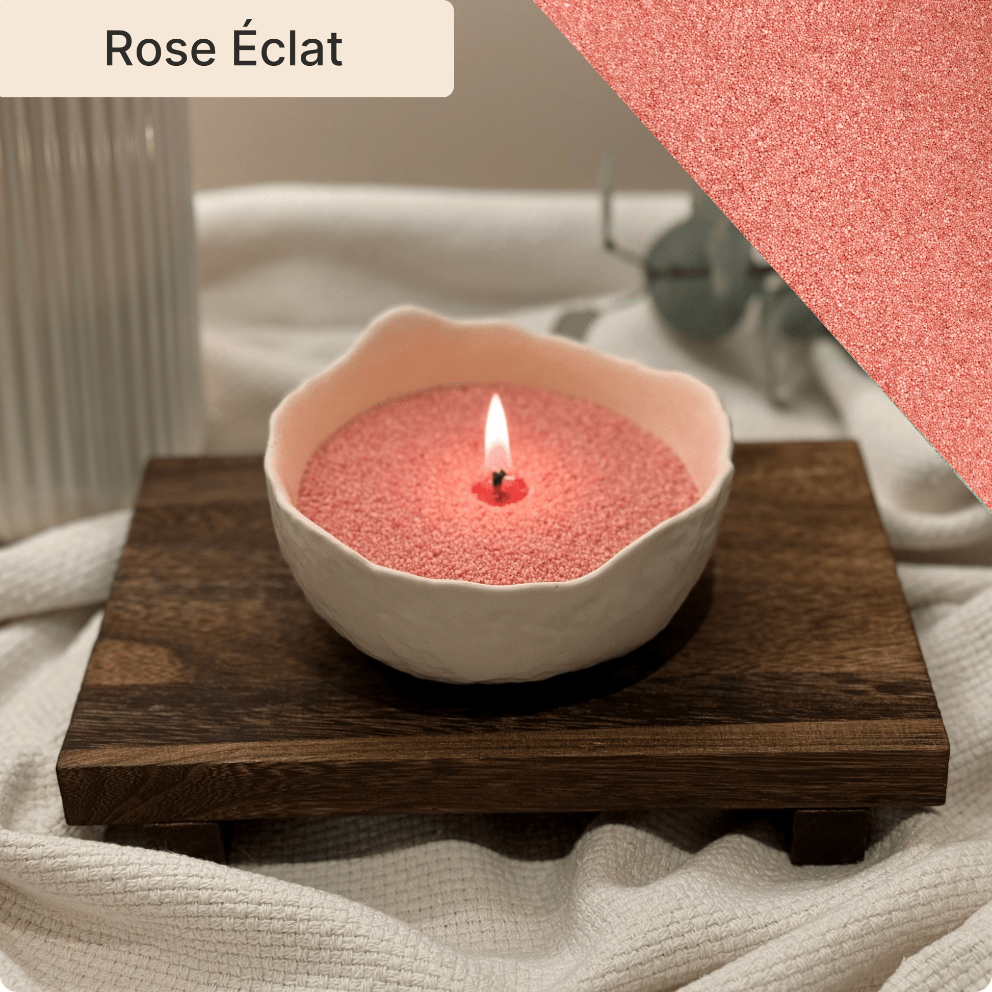 88.18 OZ Pearled Candle Unscented - Emilie Candle