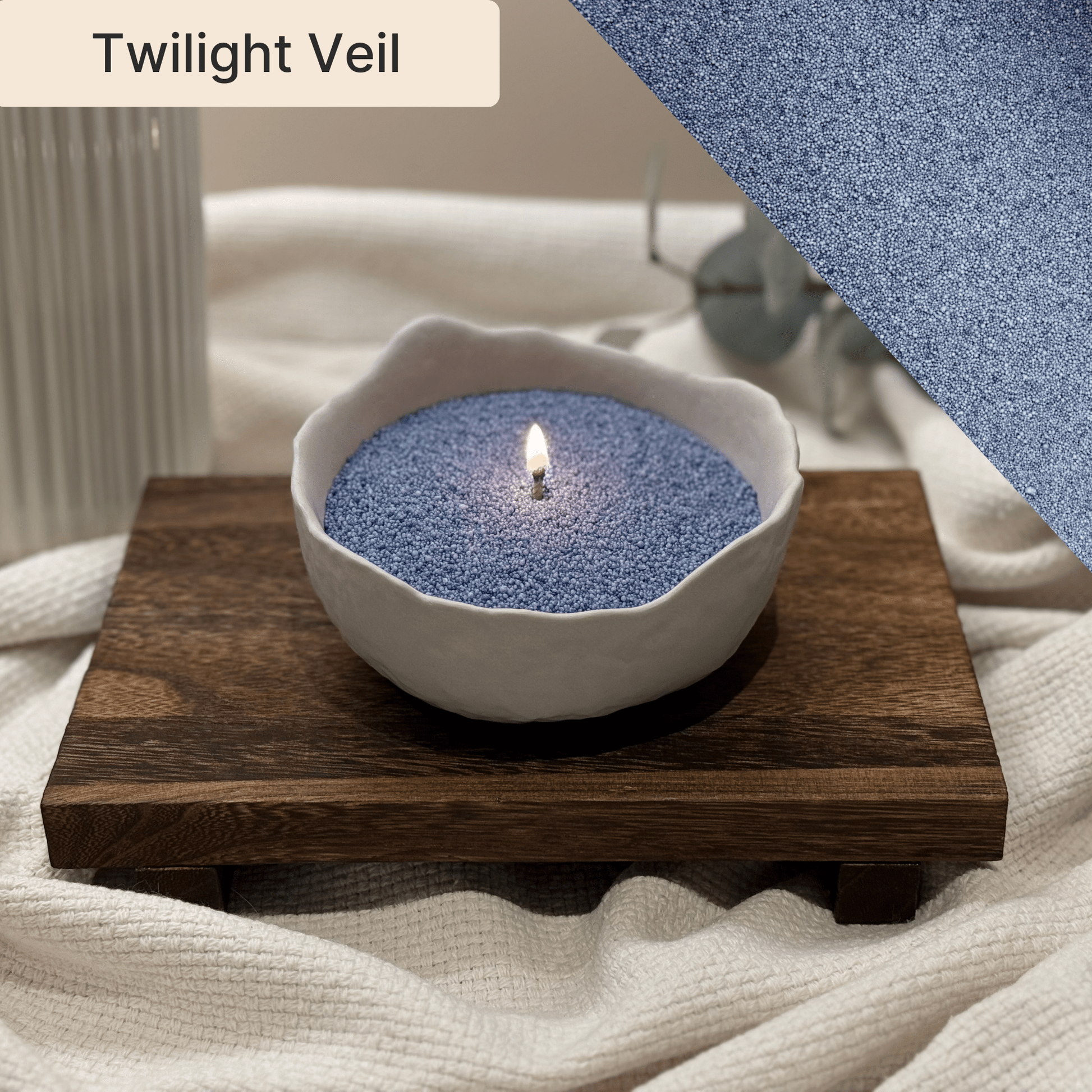 88.18 OZ Pearled Candle Unscented - Emilie Candle