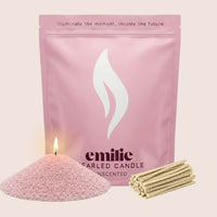 <tc>Emilie Pearled Candle</tc> – Sin perfume