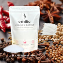 Winter Spices Scented Pearled Candle