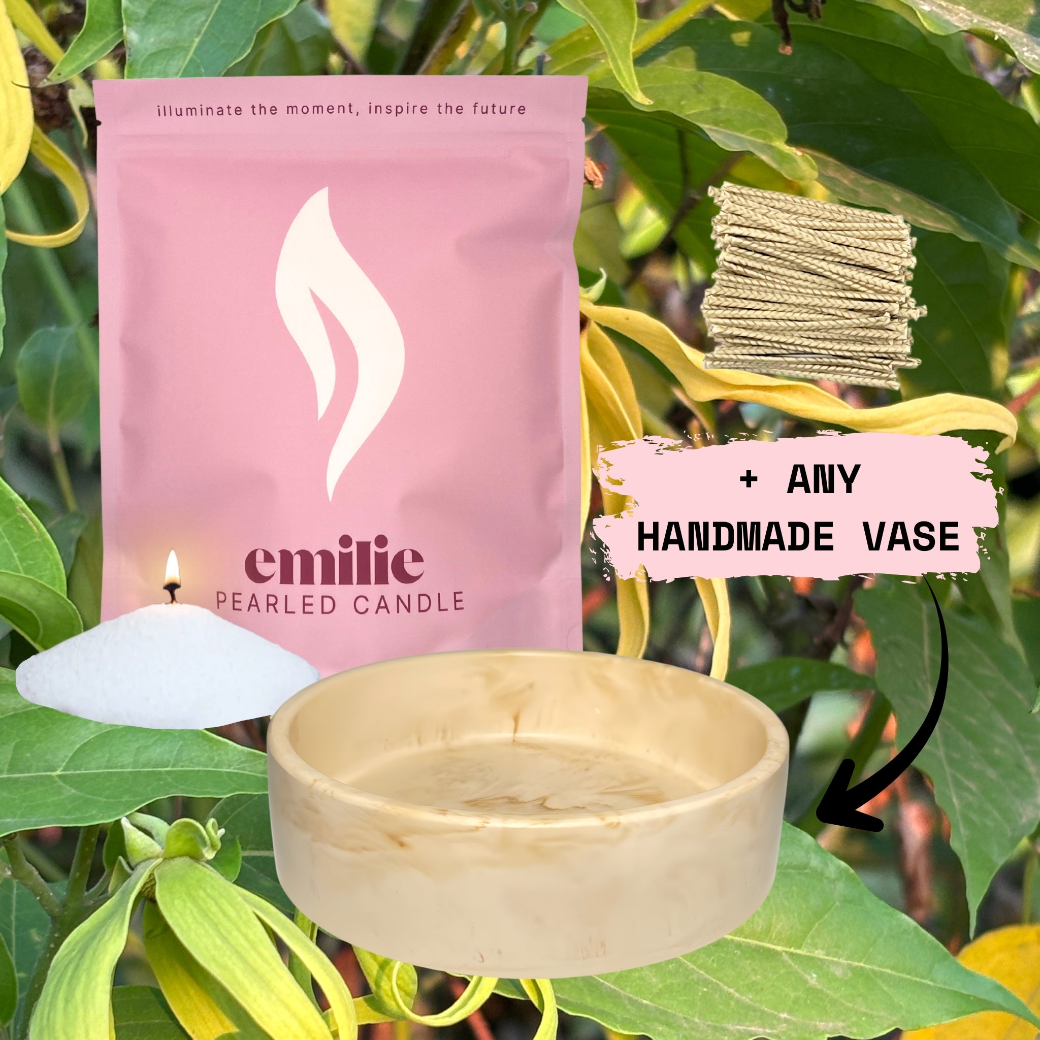 NOWOŚĆ! Emilie Pearled Candle - zapachowa // 750g