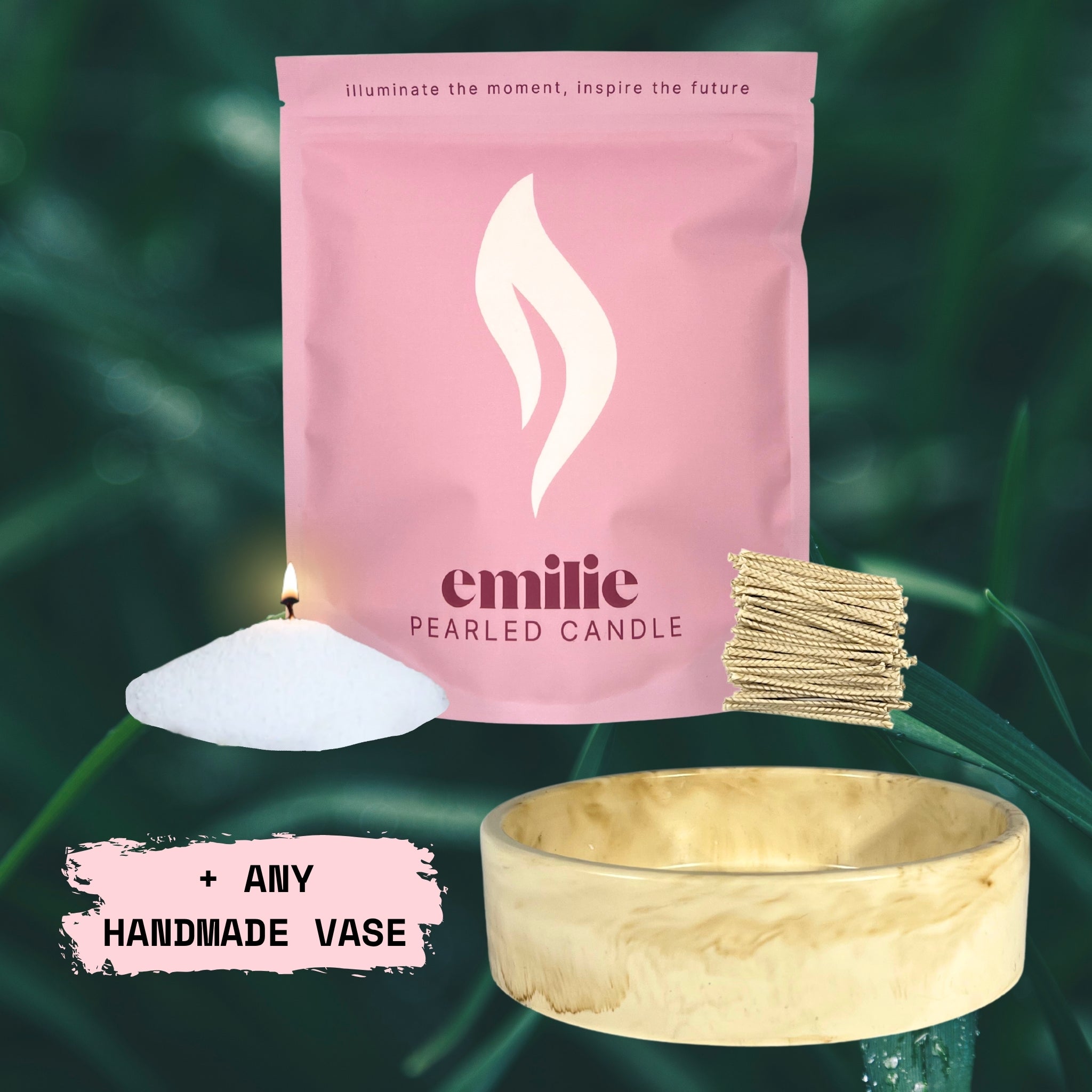 NOWOŚĆ! Emilie Pearled Candle - zapachowa // 750g