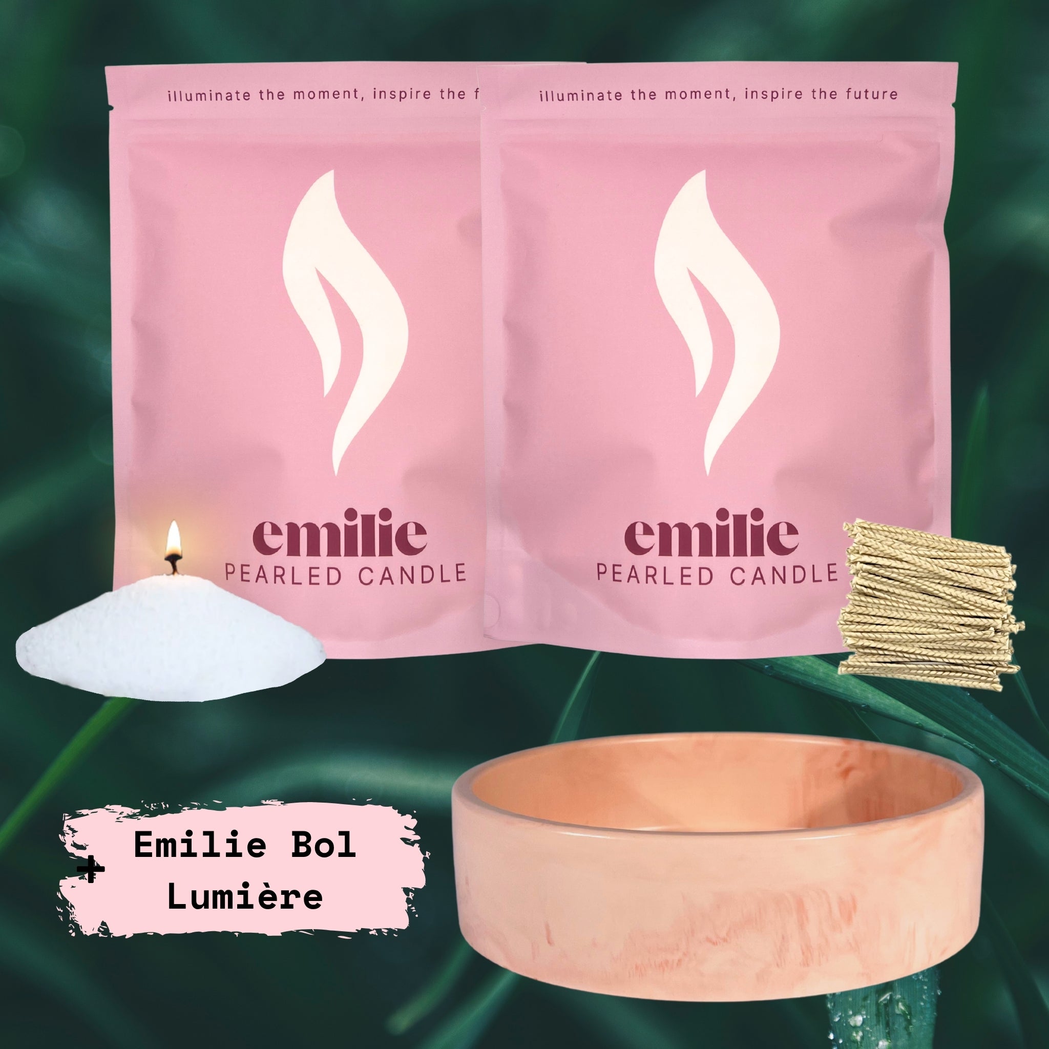 NUOVA! Emilie Pearled Candle - Profumata // 750g