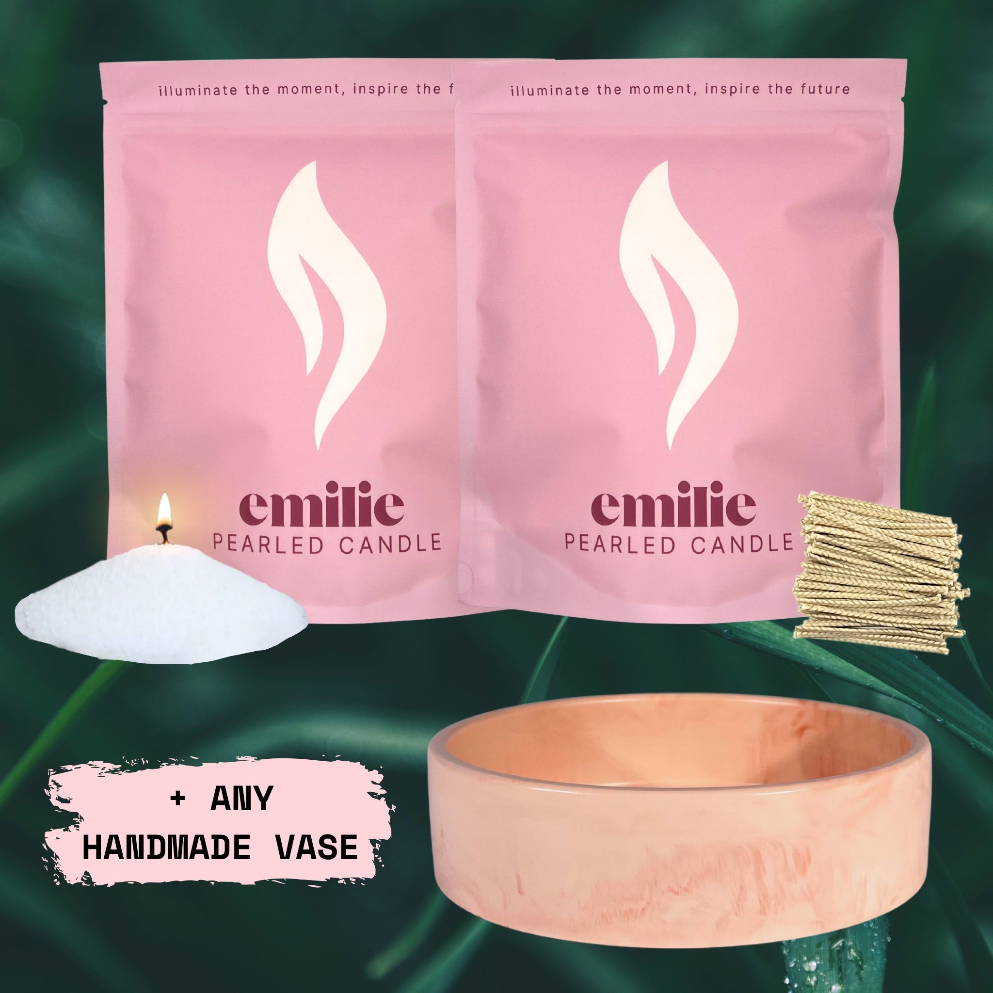 NOWOŚĆ! Emilie Pearled Candle - zapachowa // 750g