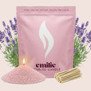 Lavender Scented Pearled Candle