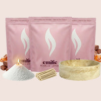 Scented Trio 500g + Emilie Bol Lumière Gift Set