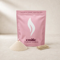 Emilie Pearled Candle Refill - Unscented 1kg