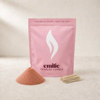 Emilie Pearled Candle Refill - Unscented 1kg