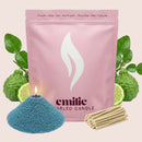 Bergamot Scented Pearled Candle - Emilie Candle