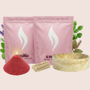 Calm 1kg + 1kg of Your Choice Pearled Candles + Emilie Bol Lumière - Emilie Candle