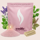 Calm Scented Pearled Candle - Emilie Candle
